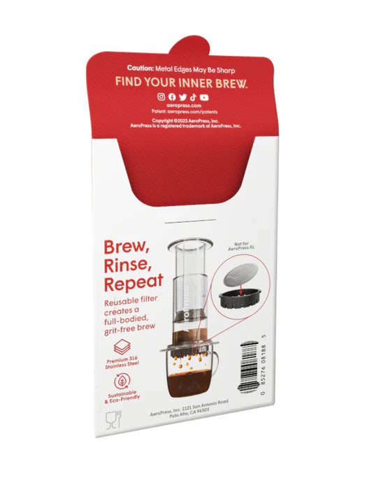 AeroPress Stainless Steel Reusable Filter